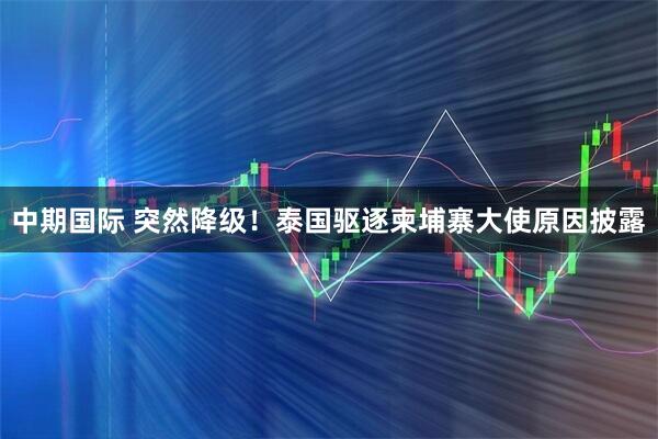 中期国际 突然降级！泰国驱逐柬埔寨大使原因披露